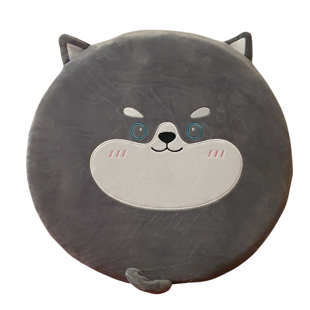 Подушка декоративная Кот серии Animals 40x40 см Серый (612796)