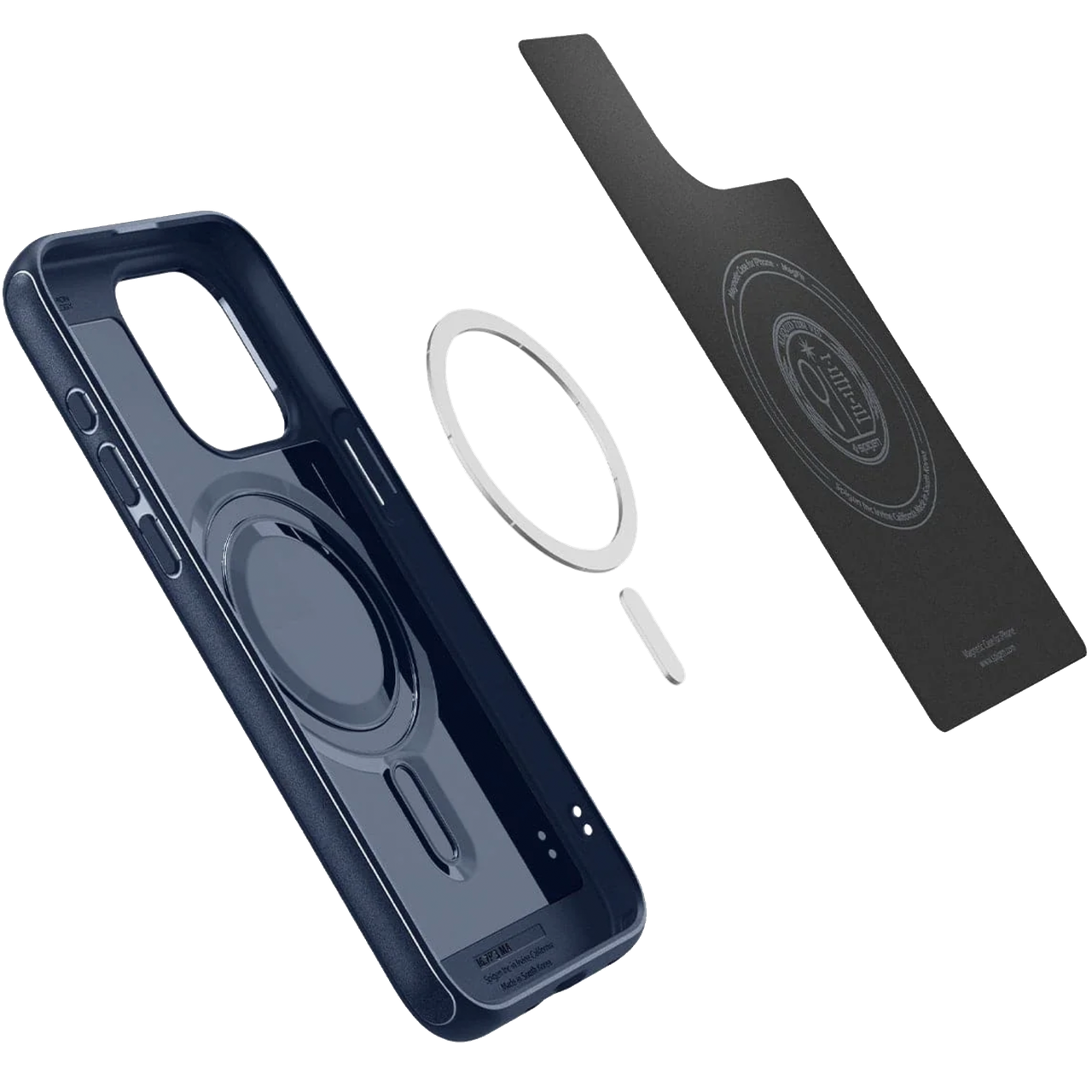 Чохол накладка Spigen Mag Armor Case with MagSafe for iPhone 15 Pro Max Blue (ACS06598) - фото 7