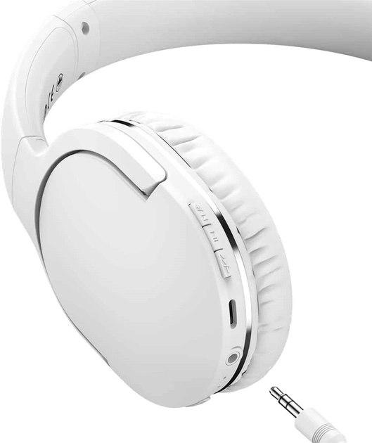 Навушники TWS Baseus Encok Wireless headphone D02 Pro White (NGTD010302) - фото 9