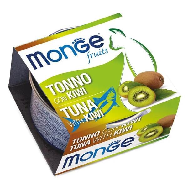 Корм для взрослых кошек Monge Cat Wet тунец из киви 0,08 (27259947)