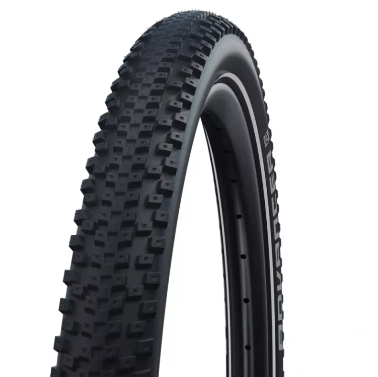Велопокрышка Schwalbe HS636 ADVANCER HYBRID PunctureGuard B/B-SK+RT GREEN 50EPI 54-584 27,5"x2,1" (TIR-47-33)