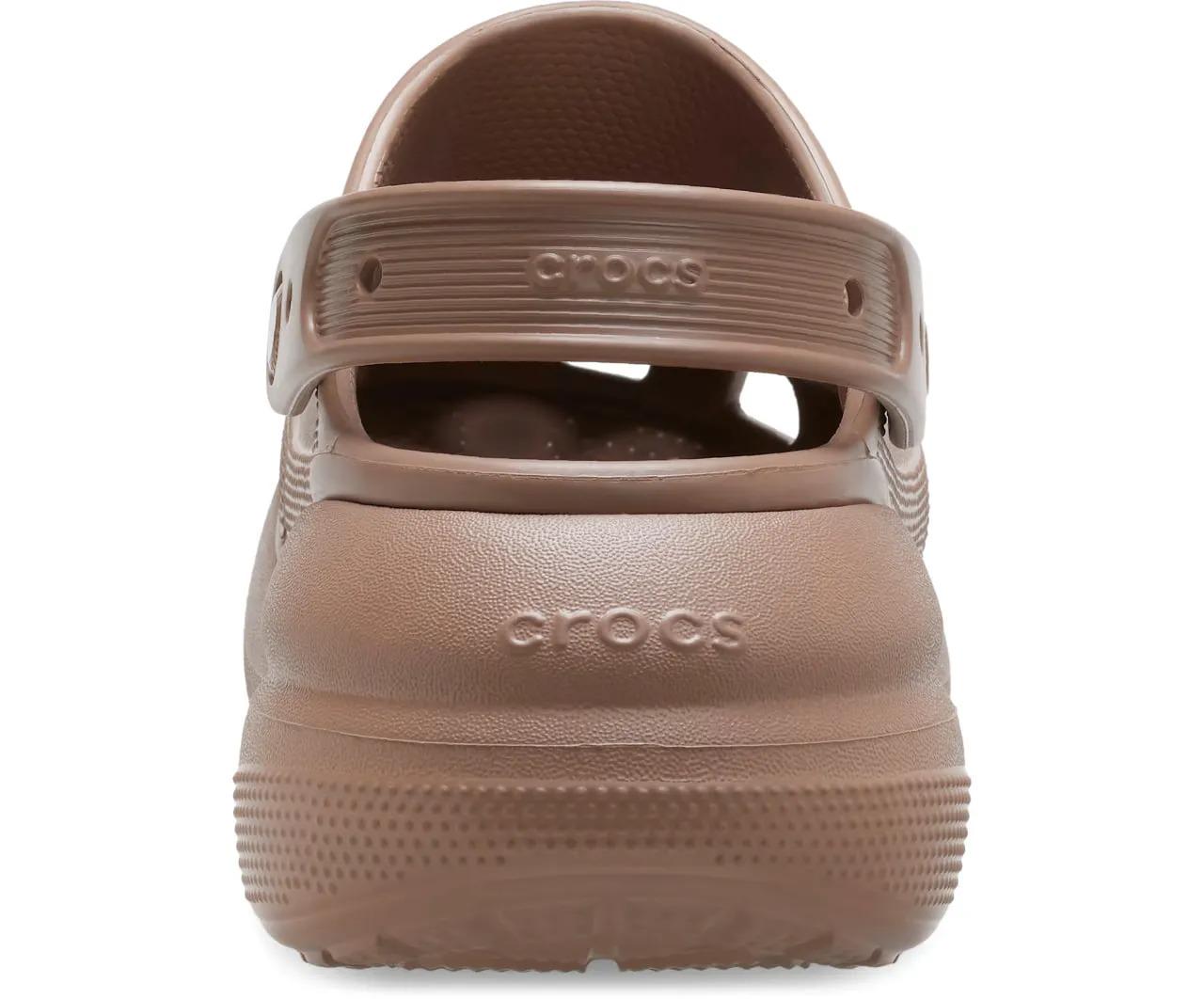 Сабо женские Crocs Classic Crush Clog M8W10 р. 41/42 26 см Latte (207521) - фото 5