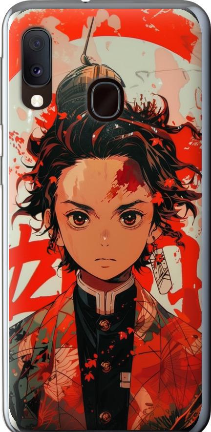 Чехол на Samsung Galaxy A20e A202F Тандзиро Камадо (6131u-1709-42517) Чехол на Samsung Galaxy A20e A202F Тандзиро Камадо (6131u-1709-42517)