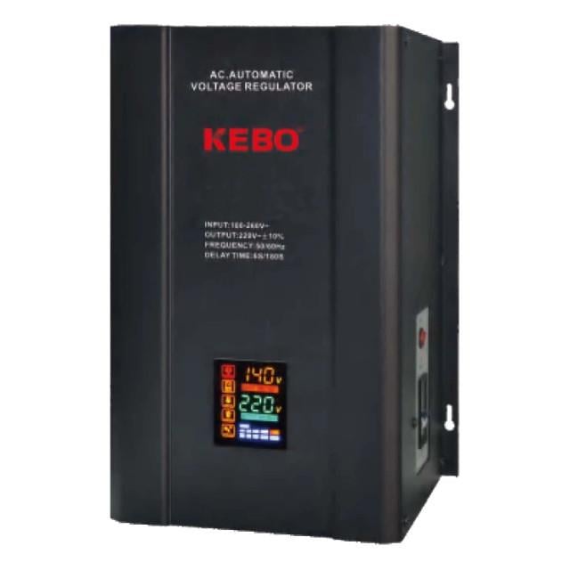 Стабілізатор напруги сервопривідний KEBO SWMR-5000VA 2xShuko 3000W