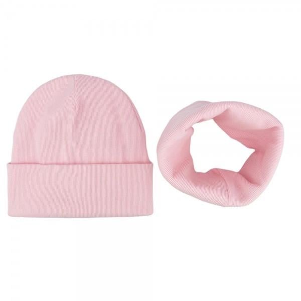 Шапка со снудом Luxyart унисекс р. 50-60 Пудровый (TL-318) - фото 1 Шапка со снудом Luxyart унисекс р. 50-60 Пудровый (TL-318) - фото 1