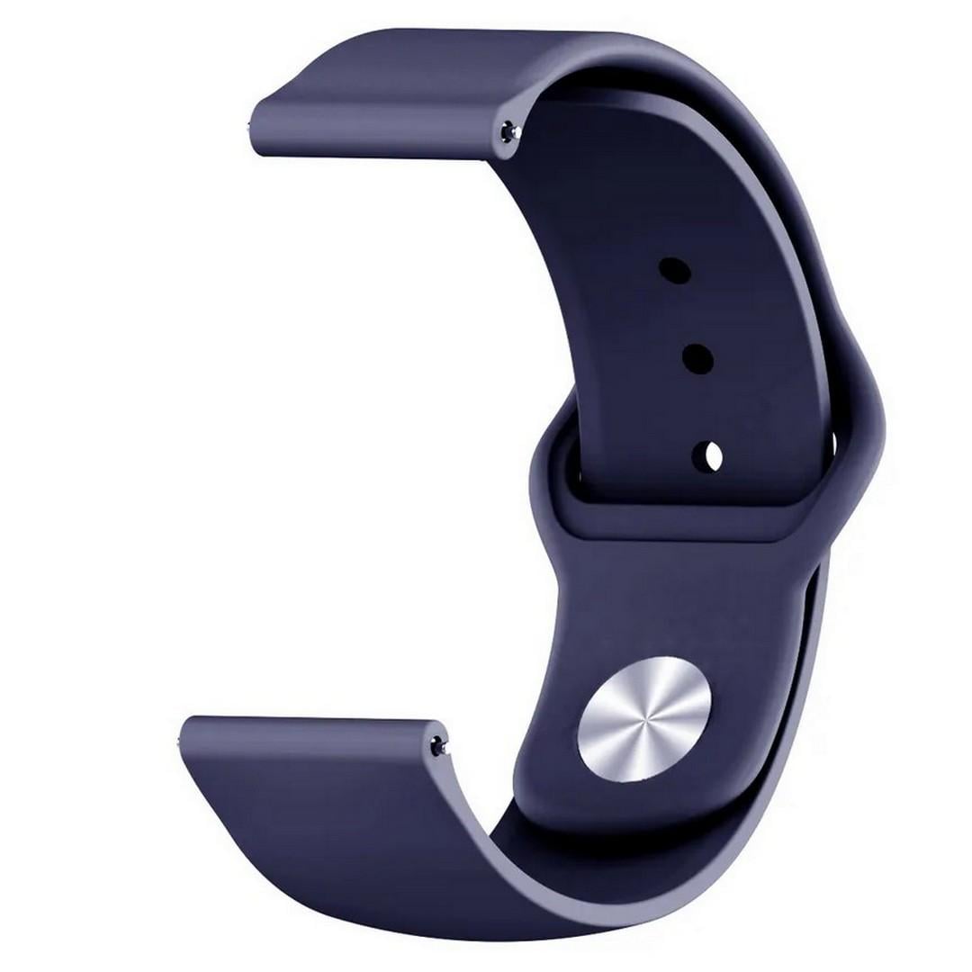 Ремінець силіконовий для Amazfit GTR 4/GTR 3 Pro/GTR 2e/GTR 47 мм 22 мм Navy Blue
