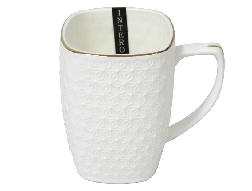 Кухоль квадратний Interos Снігова Королева порцеляновий 350 мл Білий (557309-А) - фото 1 Кухоль квадратний Interos Снігова Королева порцеляновий 350 мл Білий (557309-А) - фото 1