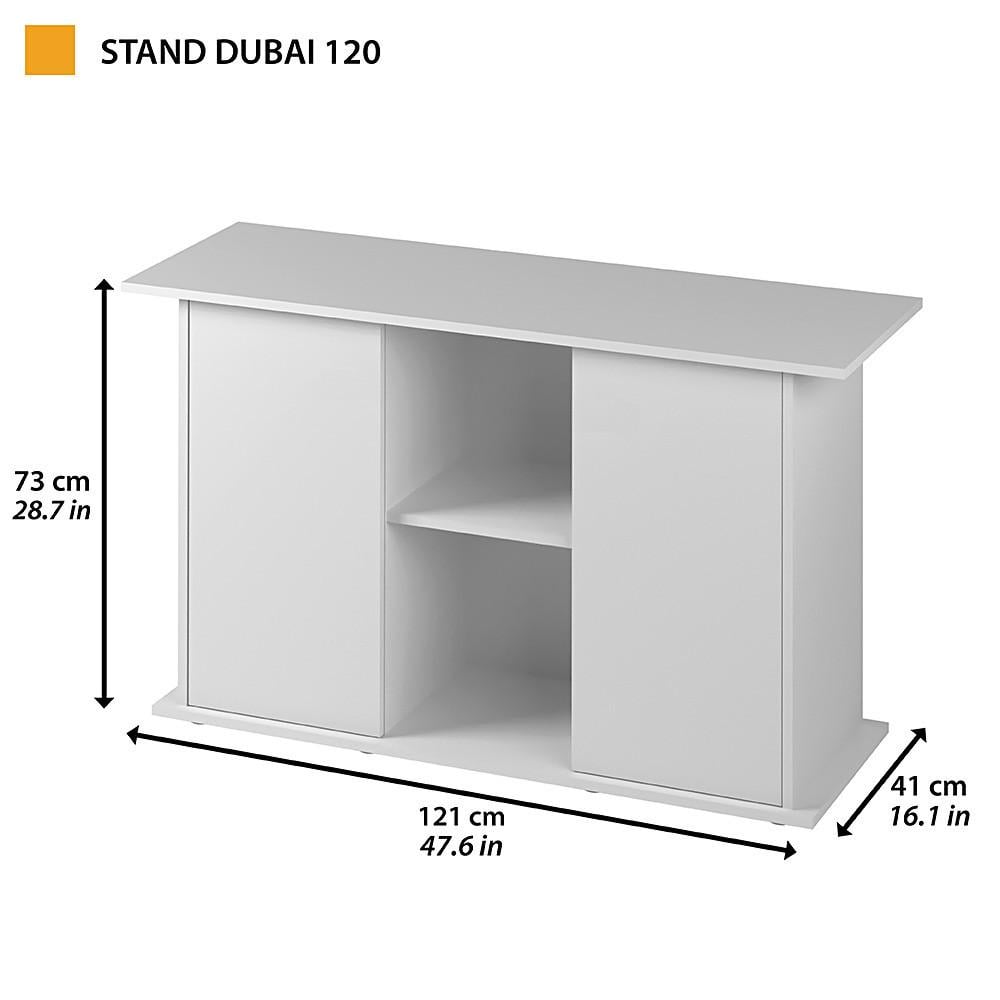 Тумба під акваріум Ferplast Stand Dubai 120 121х41х73 см Білий (66000911) - фото 2