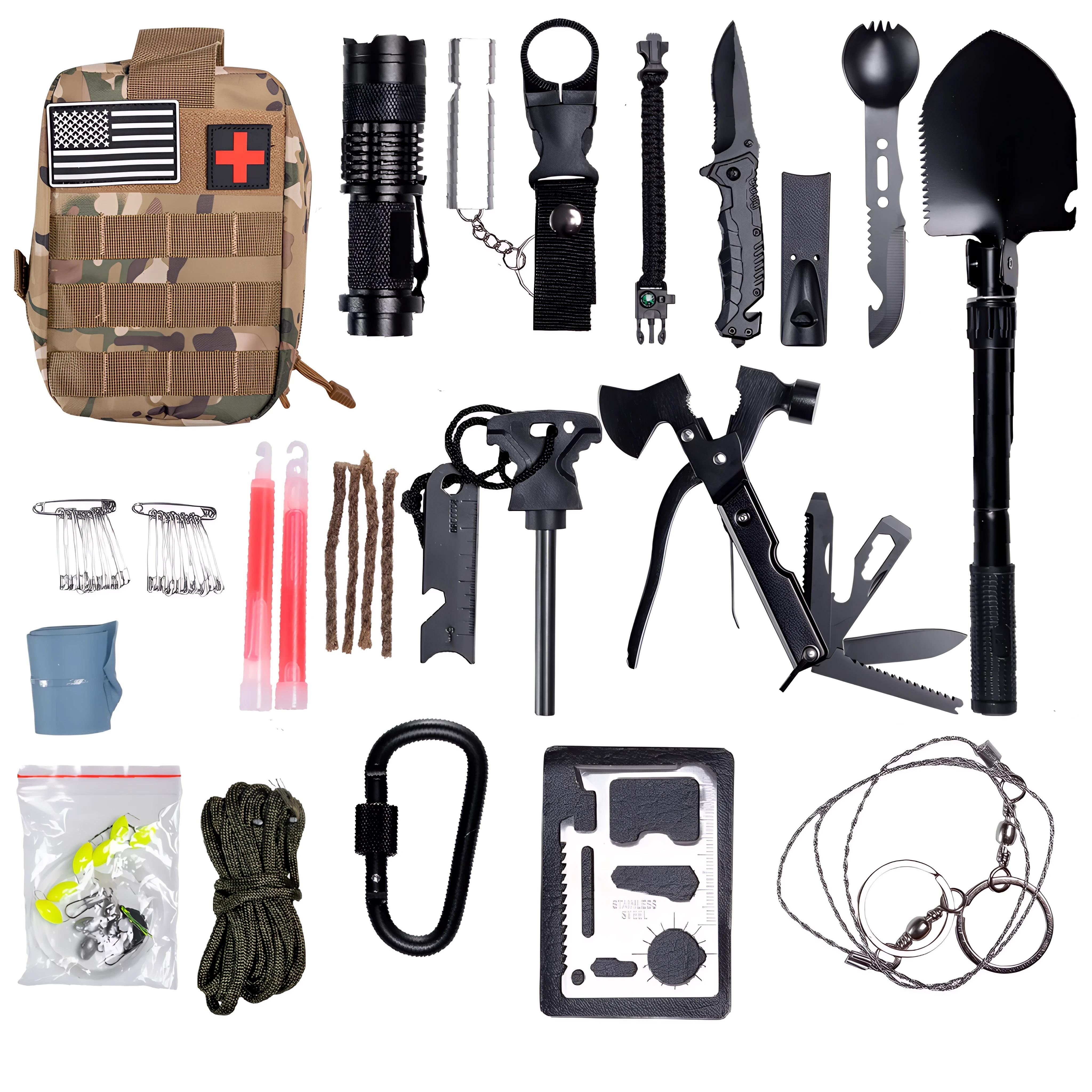 Набор для выживания 19в1 с подсумком (HP-D-5)