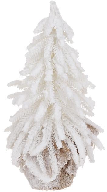 Ялинка декоративна у мішечку 16х16х27 см Білий Ялинка декоративна у мішечку 16х16х27 см Білий
