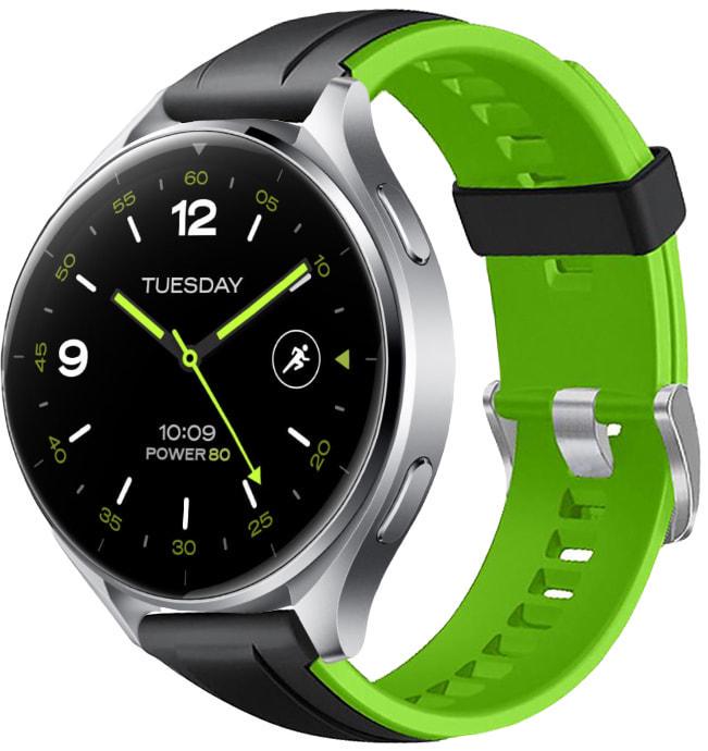 Ремешок Coholl для Xiaomi Watch 2/2 Pro Black Green (37196-4A)