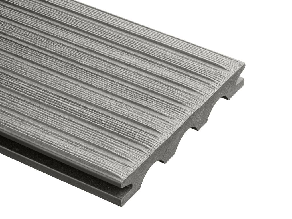 Террасная доска Holzdorf массив 140×20х2400 мм альтер Графит (28678723) - фото 1 Террасная доска Holzdorf массив 140×20х2400 мм альтер Графит (28678723) - фото 1