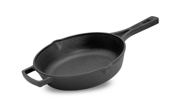 Сковорода-жаровня чавунна Brizoll monolith з литою ручкою 260х60 мм (M2660P) - фото 2 Сковорода-жаровня чавунна Brizoll monolith з литою ручкою 260х60 мм (M2660P) - фото 2