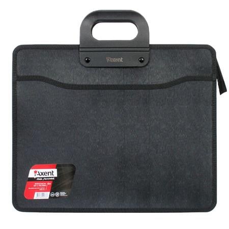 Портфель пластиковый Axent на молнии B4 на 3 отделения (1603-01-A)