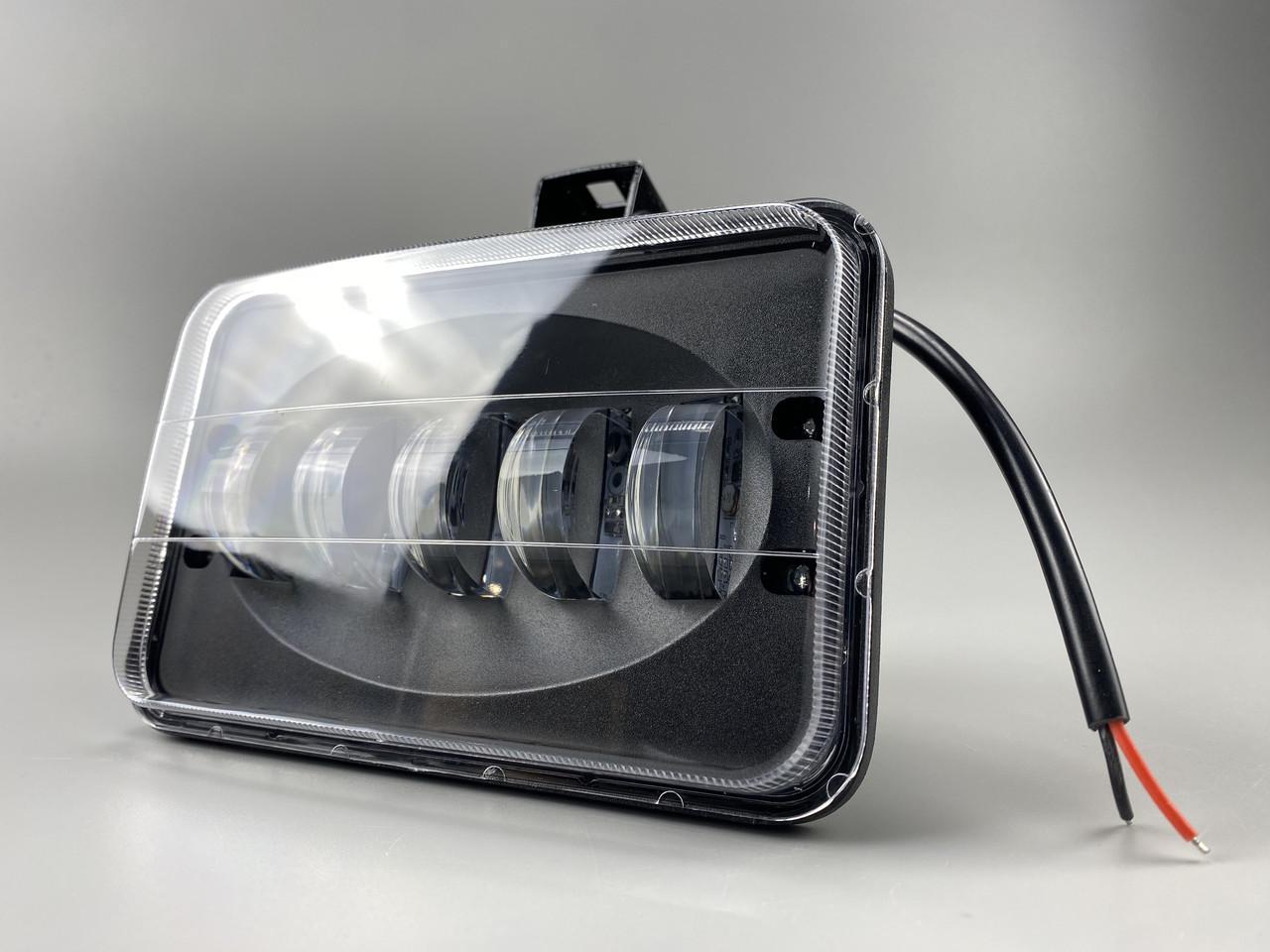 Фара дополнительная LED прямоугольная светодиодная прямоугольная 50W 5 диодов led chip CREE