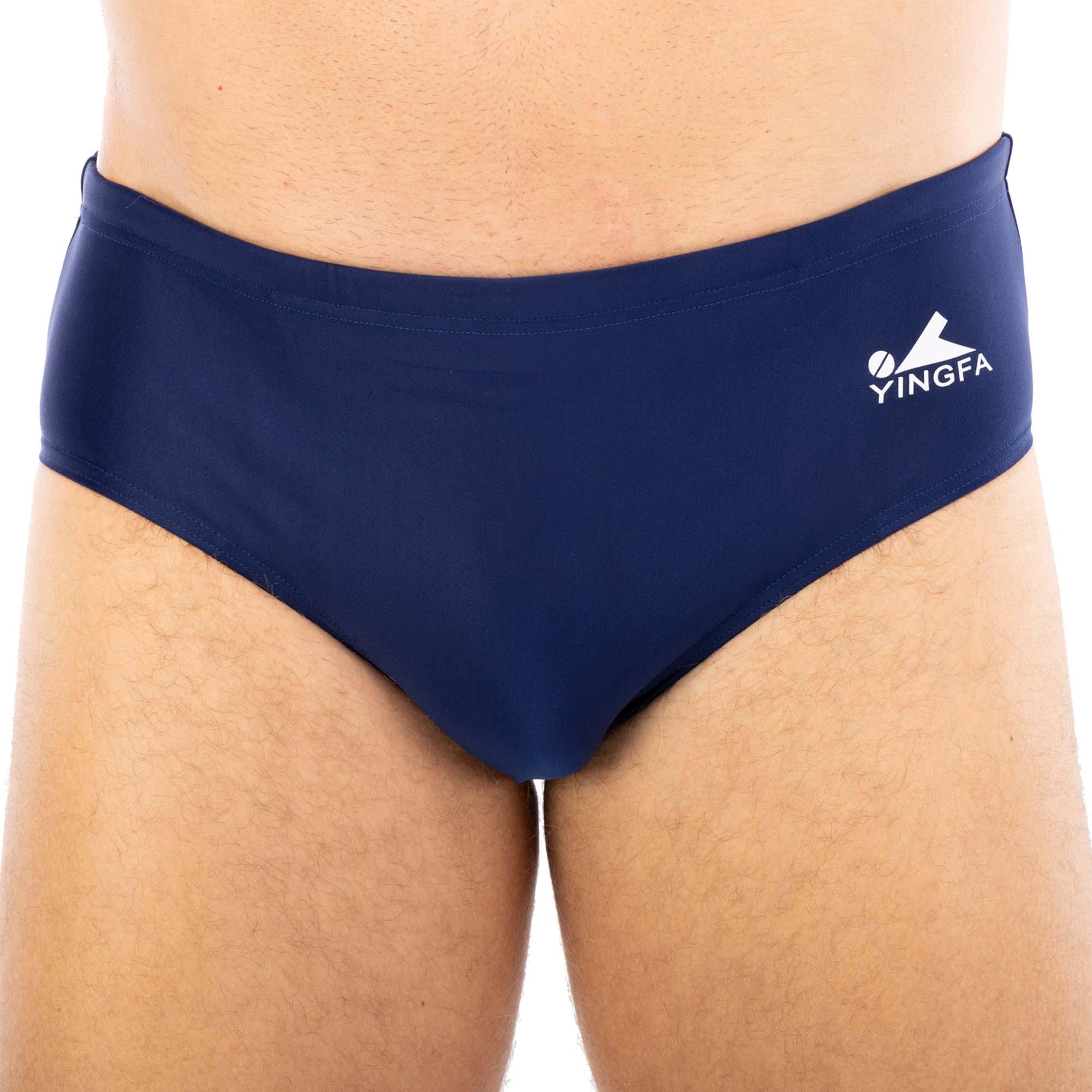 Плавки мужские классические для плавания YINGFA 9109 M Темно-синий (9109_Темно-синий_M_(155-160см) - фото 2 Плавки мужские классические для плавания YINGFA 9109 M Темно-синий (9109_Темно-синий_M_(155-160см) - фото 2