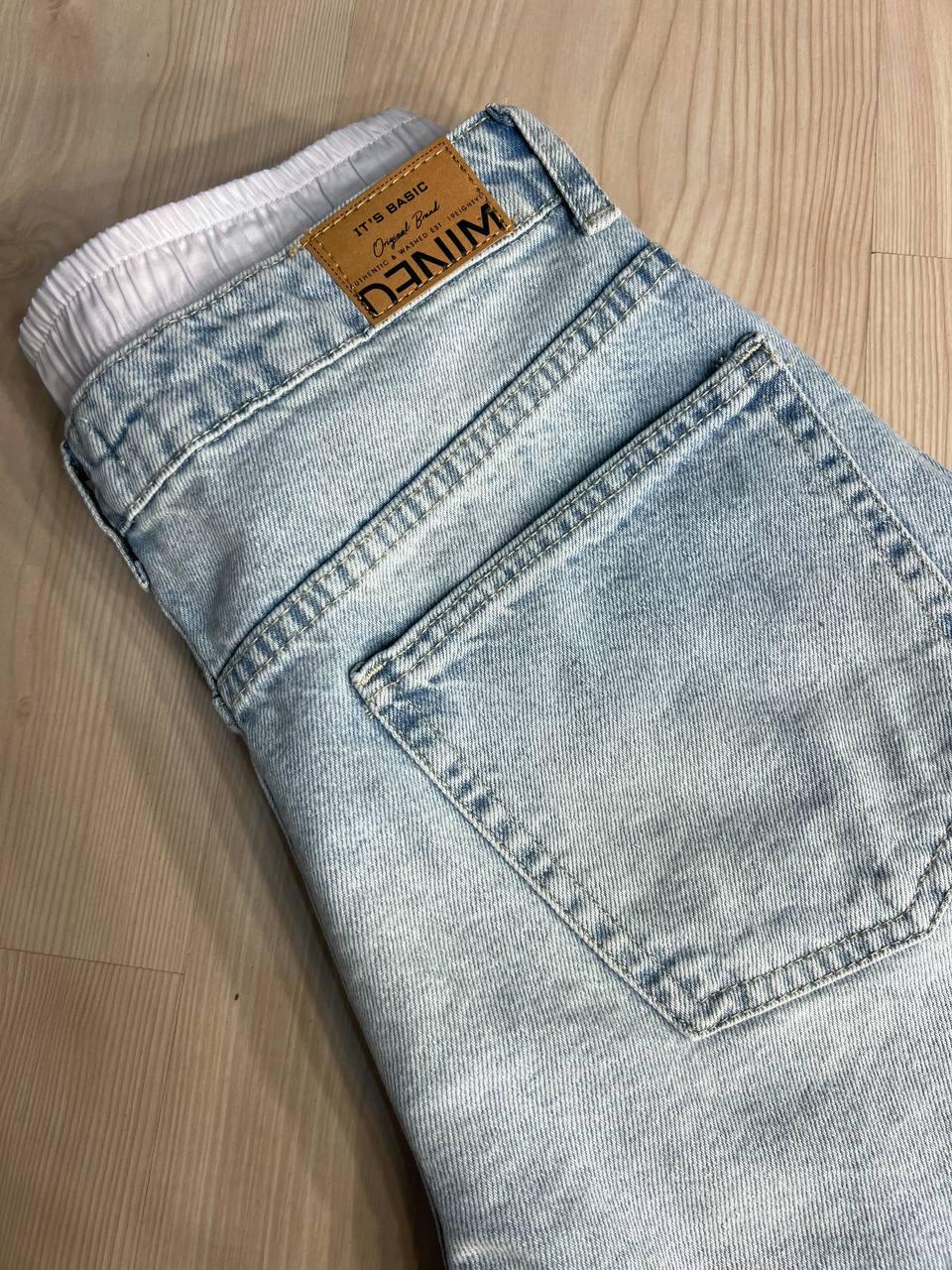 Шорты женские джинсовые Its'Basic 3357 бермуды средняя длина р. 40 Голубой (3979) - фото 4 Шорты женские джинсовые Its'Basic 3357 бермуды средняя длина р. 40 Голубой (3979) - фото 4