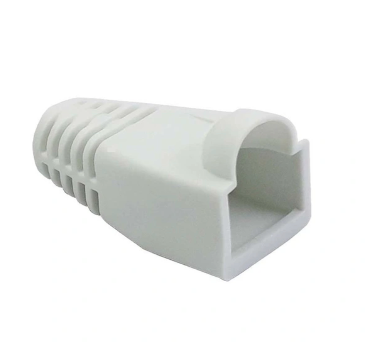 Хвостовик Hyperline на роз'єм 6,0 мм Білий (BOOT-RJ45-WH) - фото 2