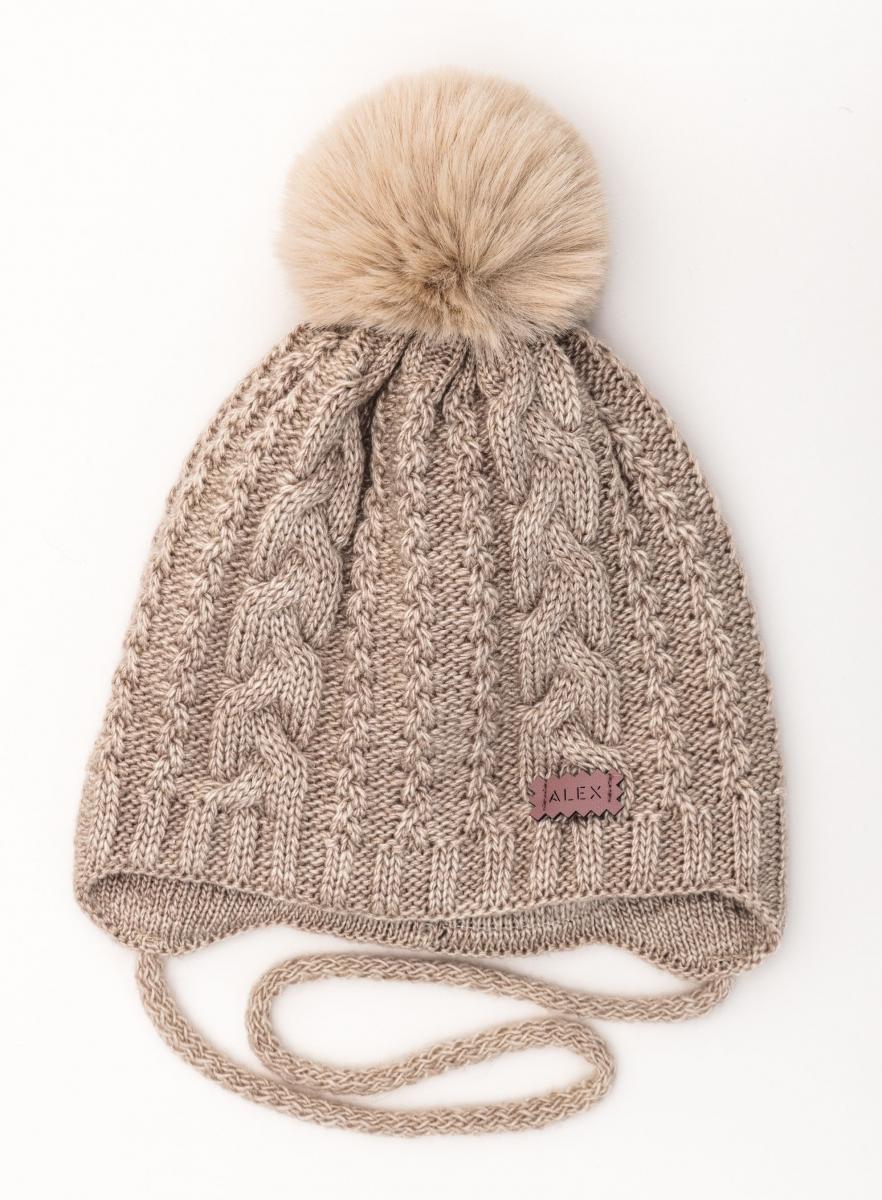 Шапка детская зимняя Alex Классик 44-48 см Бежевый