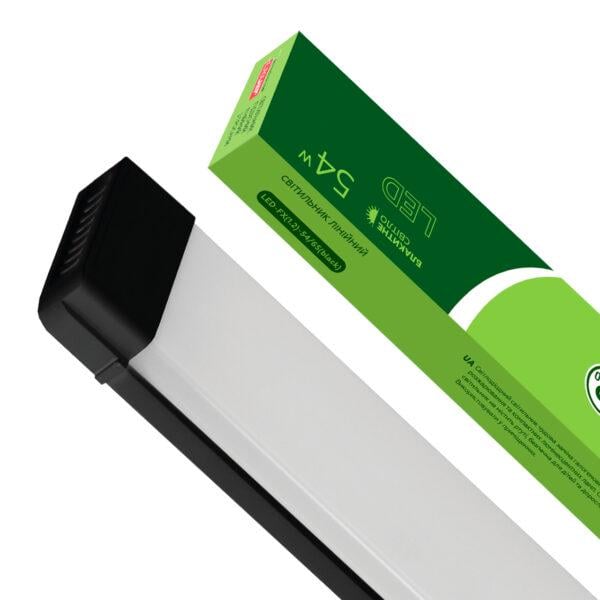 Светильник LED линейный Eurolamp 54W 6500K 1,2 м Черный (LED-FX(1.2)-54/65(black))