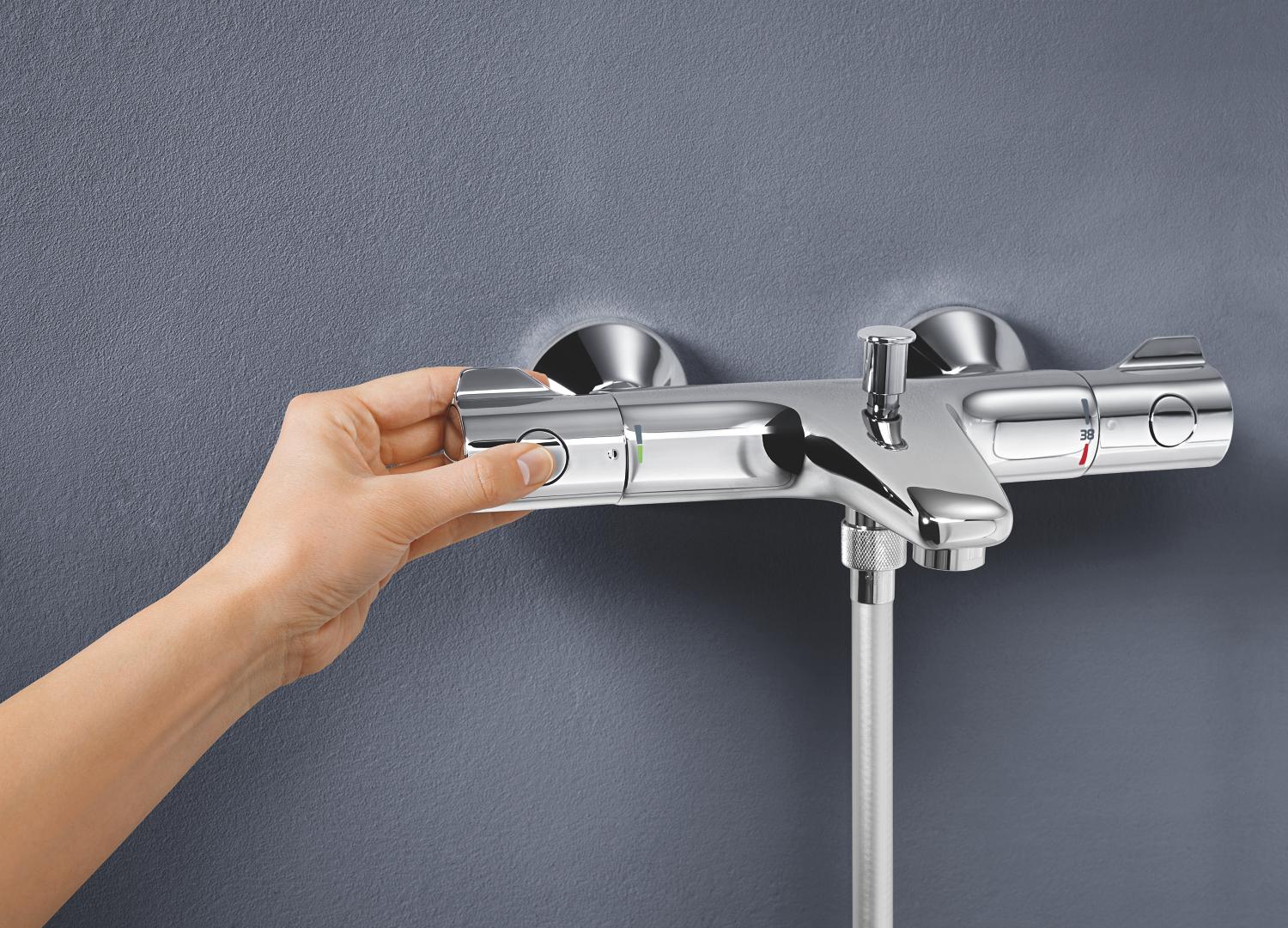 Термостат для ванны Grohe Grohtherm 800 1/2 настенный монтаж (34567000) - фото 6