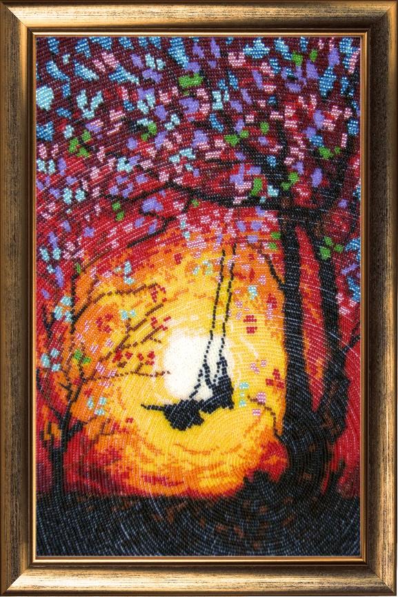 Схема для вишивки бісером BUTTERFLY СА 458 Крилаті гойдалки 35х22 см (СА 458)