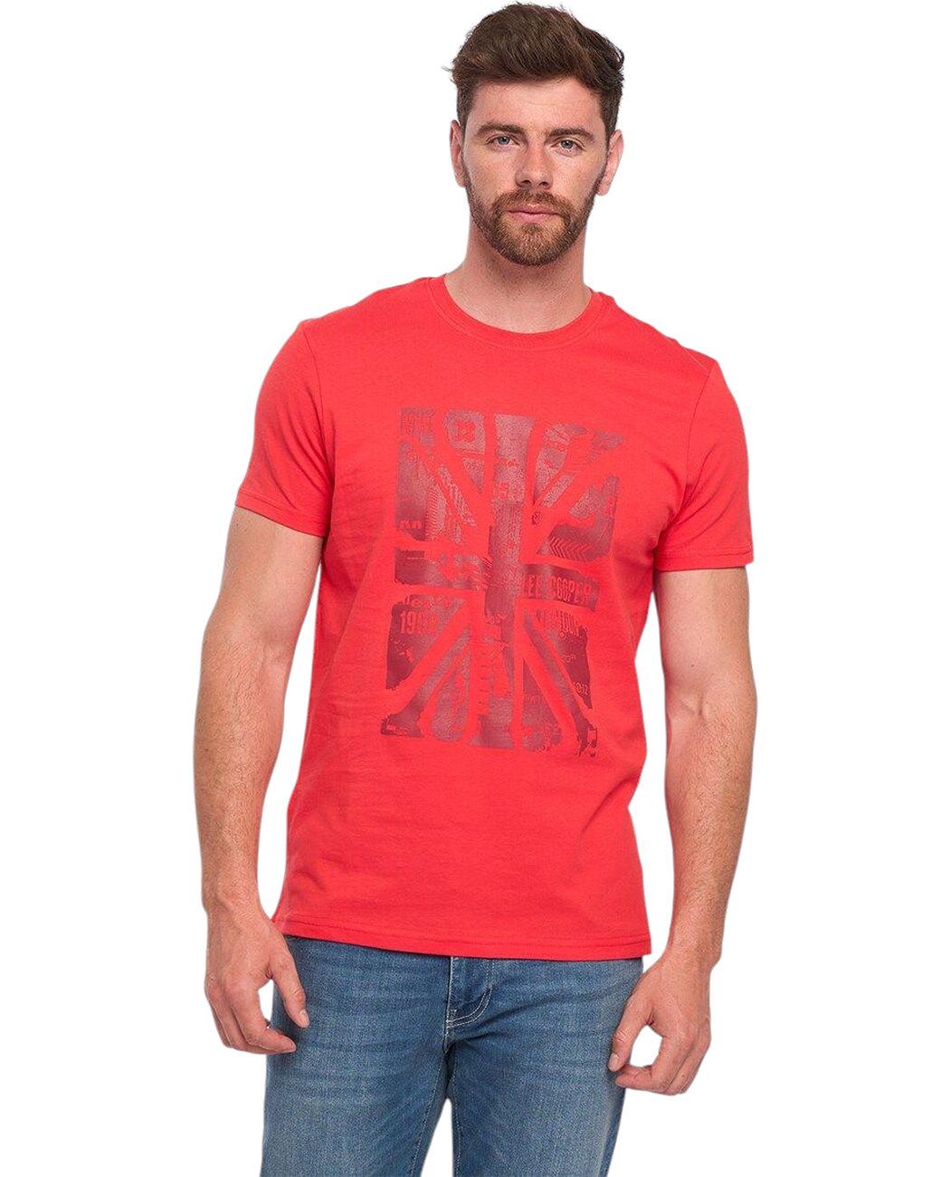 Футболка мужская Lee Cooper 10196445.118 XXL Красный (5942723032850)