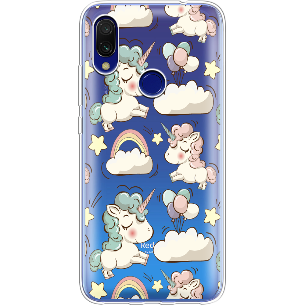 Чехол Boxface Xiaomi Redmi 7 Unicorns Прозрачный силикон (36506-cc2-36506)