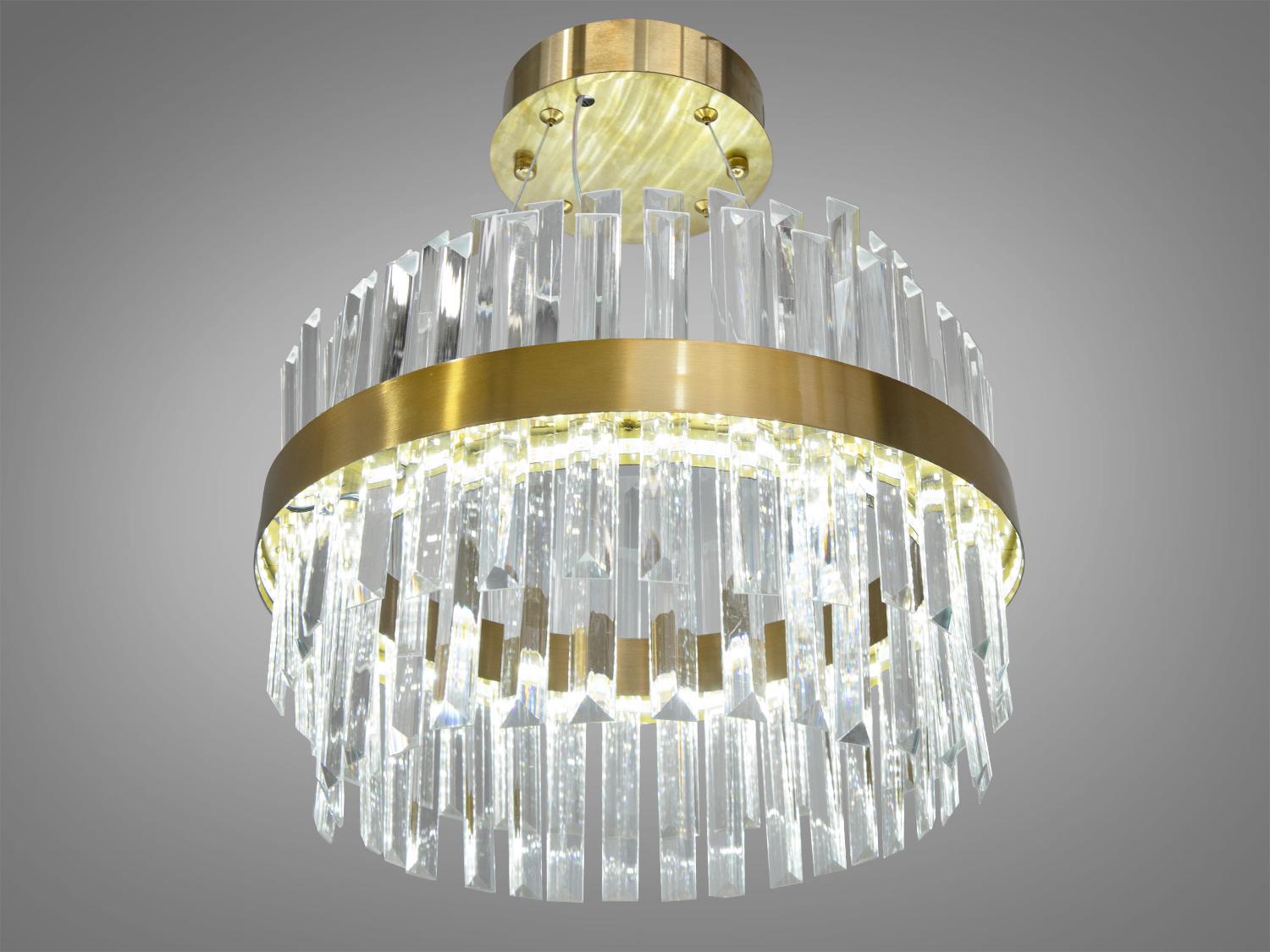 Люстра-подвес хрустальная LED (840/400BR) - фото 2