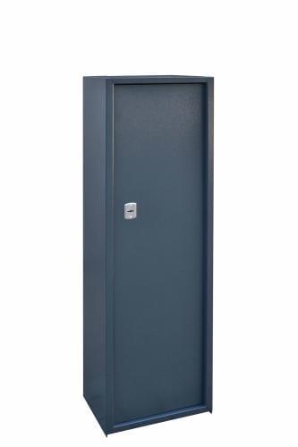 Сейф оружейный СЗ-124.4.ВМ на 4 ружья с вертикальным трейзером и 2 полками для аксессуаров и механическим замком