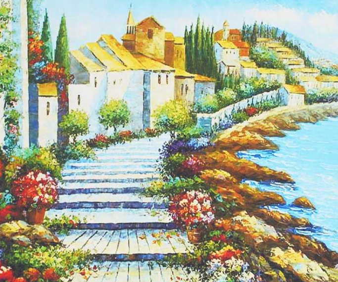 Картина за номерами TK Group 3040х30 Казкове місто 40х30 см (121600)