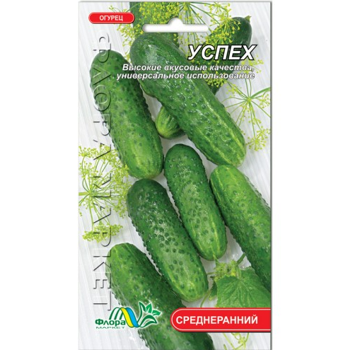 Семена огурца Успех среднеспелый 1 г (26506)