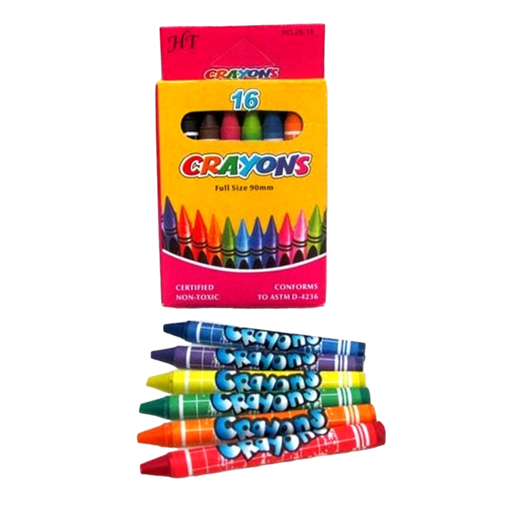 Олівці воскові Crayons 16 кольорів (113103)