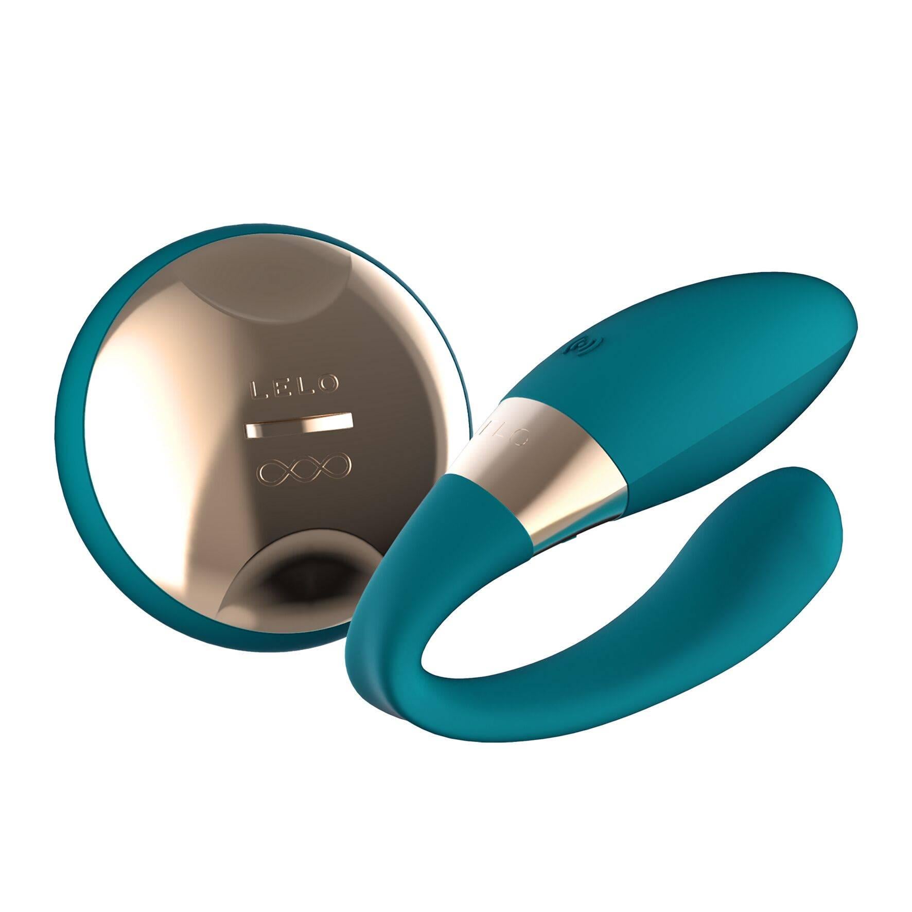 Вибратор для пар Lelo Tiani Duo Ocean Blue 2 мотора пульт ДУ (38023927)