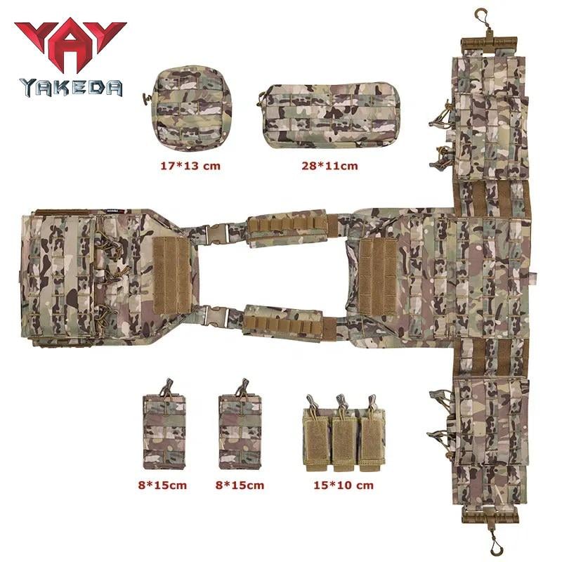 Плитоноска Yakeda VT 6026-1 MOLLE 1000D Multicam (10146042) - фото 5