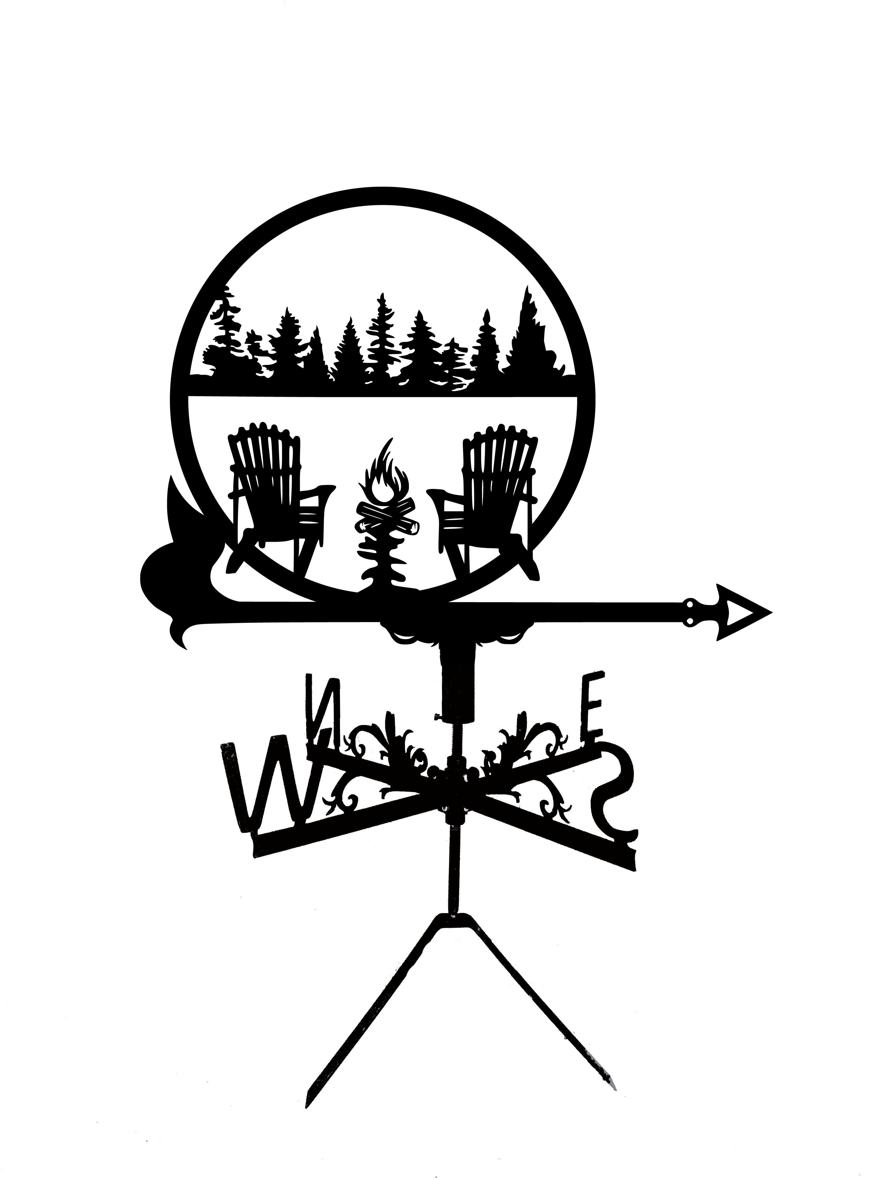 Флюгер на беседку/колодец Отдых (27476105)