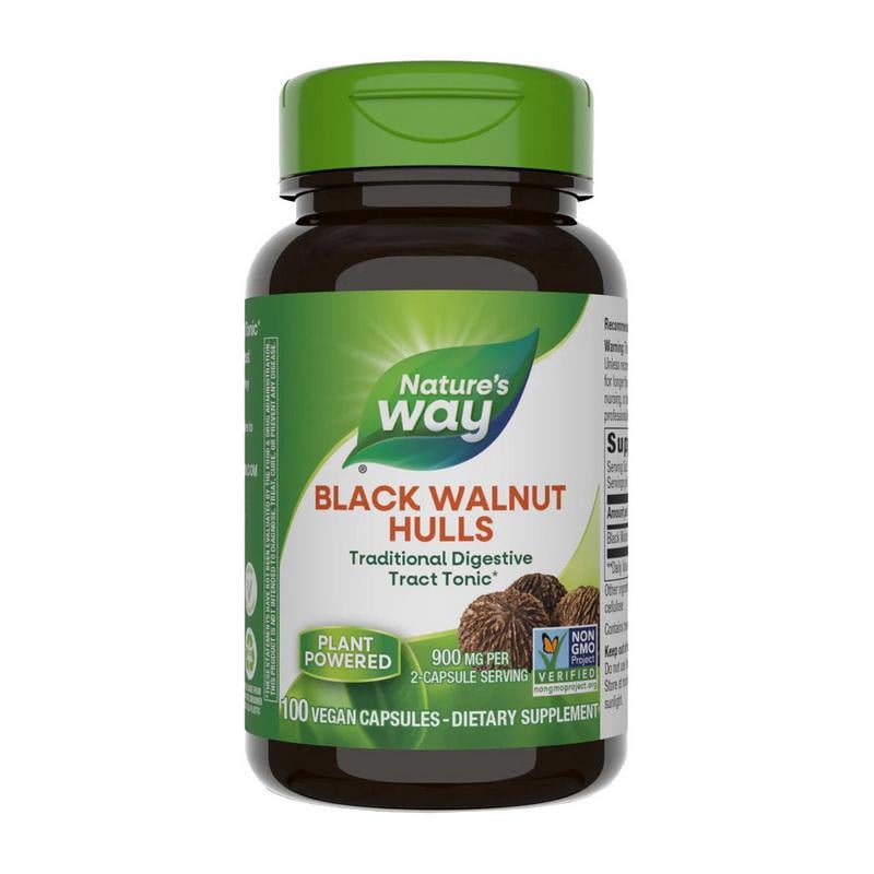 Черный орех плодовая оболочка 450 мг Nature's Way Black Walnut Hulls 100 вер. капс.