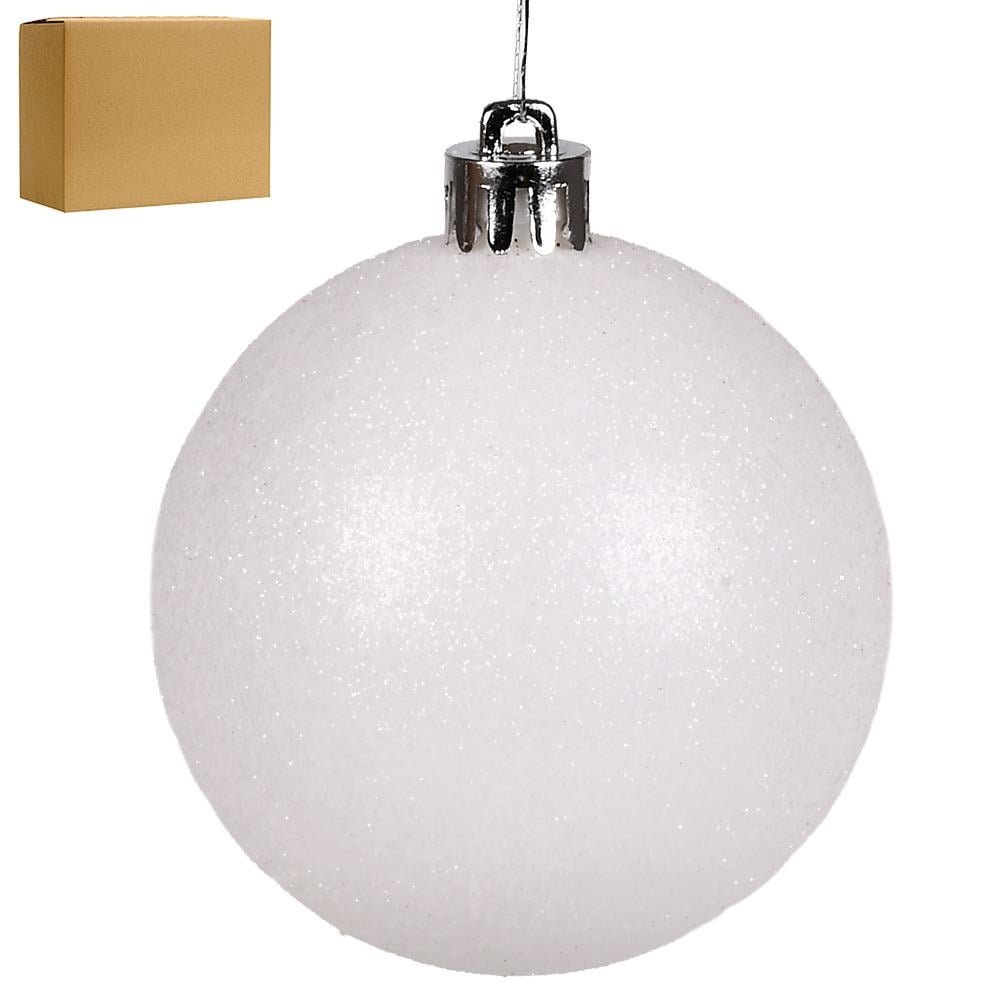 Елочные шарики 7 см блестки 50 шт. (9192W-7)