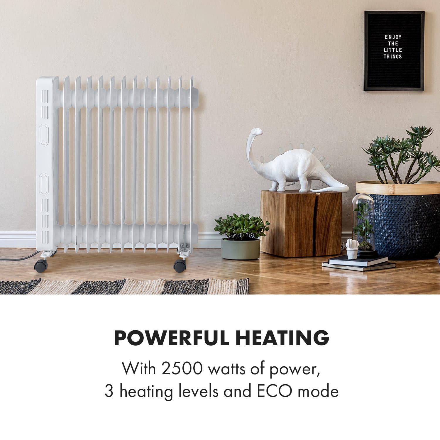 Обігрівач масляний KLARSTEIN Thermaxx Heatstream 2500 Вт 5-35 °C 35-50 м² - фото 2 Обігрівач масляний KLARSTEIN Thermaxx Heatstream 2500 Вт 5-35 °C 35-50 м² - фото 2