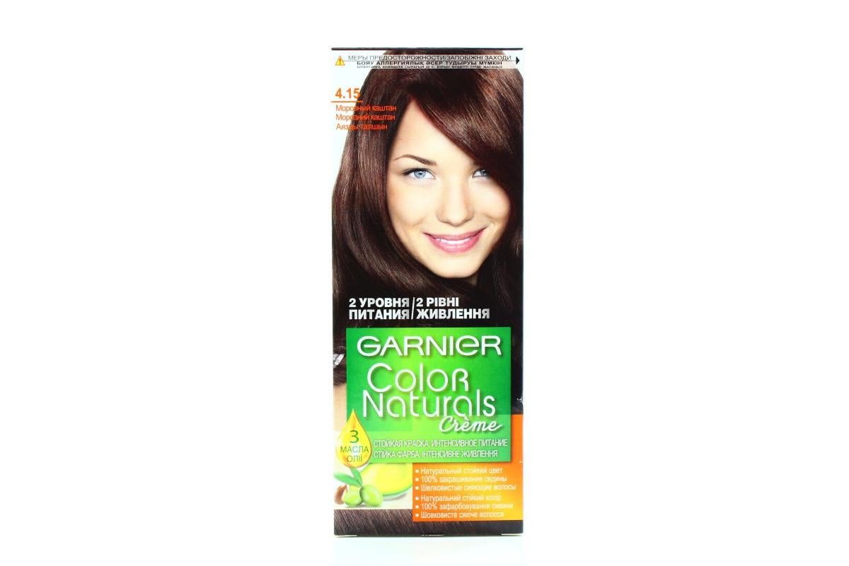 Фарба для волосся Garnier Color Naturals 60 мл 4,15 Морозний каштан (3600541091689)