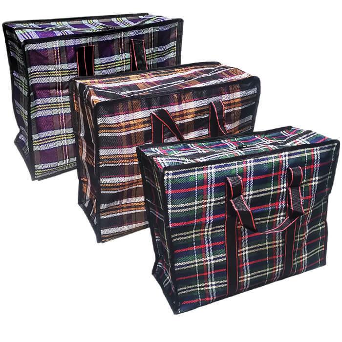 Сумка хозяйственная Полотно усиленная №5 63х48х23 см 4 шт. (6033)