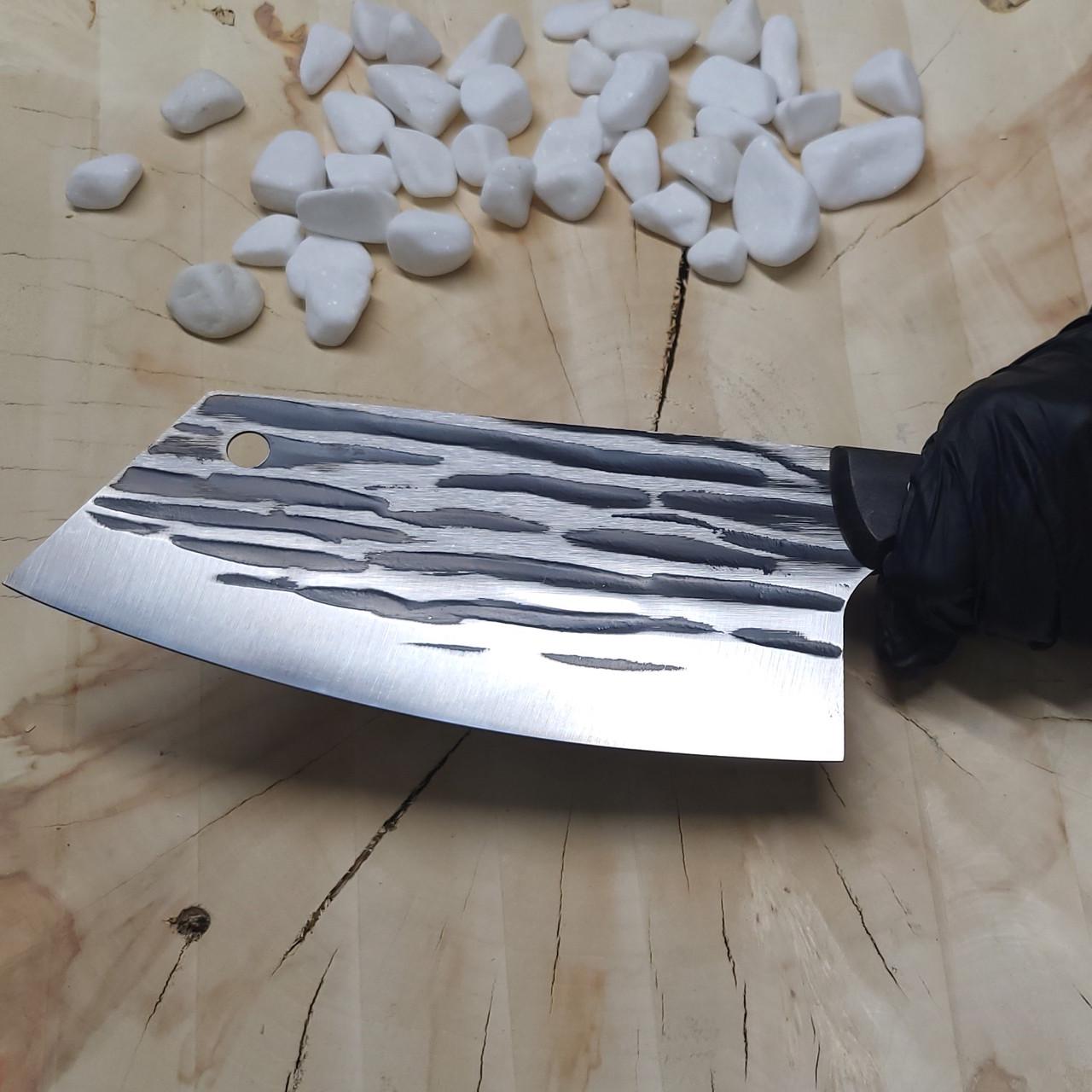 Ніж для різання м'яса кований ручної роботи з нержавіючої сталі (2288340296) - фото 2 Ніж для різання м'яса кований ручної роботи з нержавіючої сталі (2288340296) - фото 2