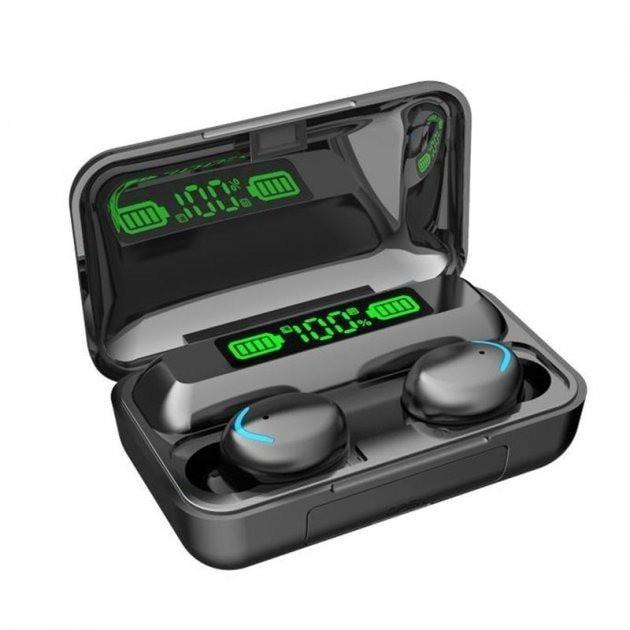 Наушники беспроводные TWS BTH-F9-5 Bluetooth сенсорные с цифровым зарядным кейсом (17945596)