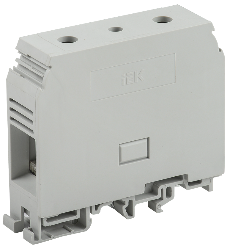 Клемма винтовая наборная УЕК ЗНИ-95мм2 JXB330А 330А 95 мм2 х 80х26,3х91 мм Серый (YZN10-095-K03)