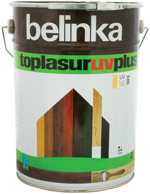 Краска-лазурь для дерева Belinka TOPLASUR UV PLUS №11 0,75 л Белый полуглянец (2493674265)