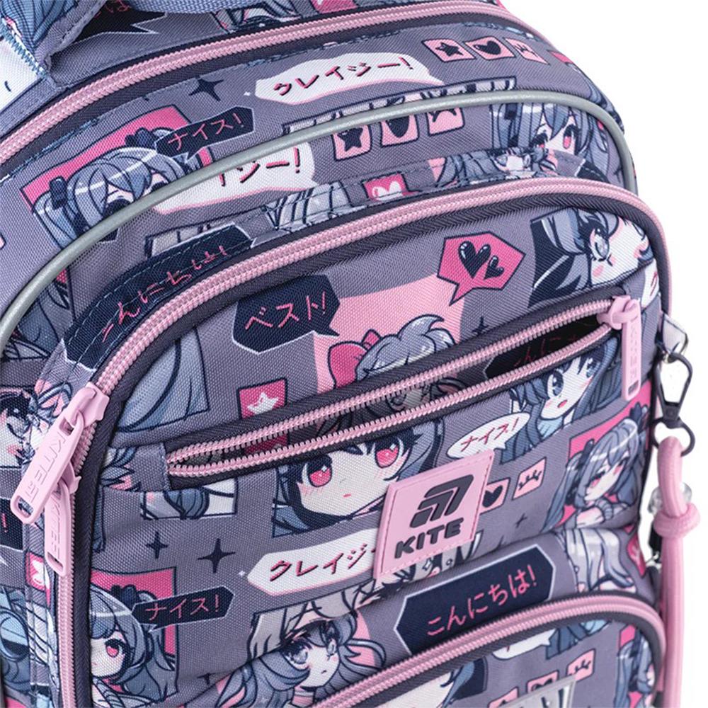 Шкільний набір KITE Education Anime Girl рюкзак/пенал/сумка для взуття (SET_K25-773M-5) - фото 11 Шкільний набір KITE Education Anime Girl рюкзак/пенал/сумка для взуття (SET_K25-773M-5) - фото 11