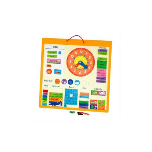 Развивающая игрушка Viga Toys Календарь магнитный (50377)