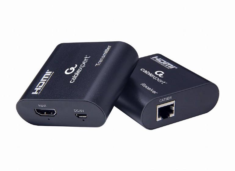 Подовжувач HDMI по кручений парі Extender Cablexpert DEX-HDMI-03 60 м
