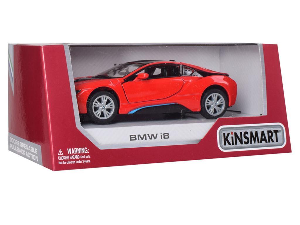 Машинка металлическая KT 5379 WA KINSMART BMW i8 инерция в коробке Красный (6903192694016)
