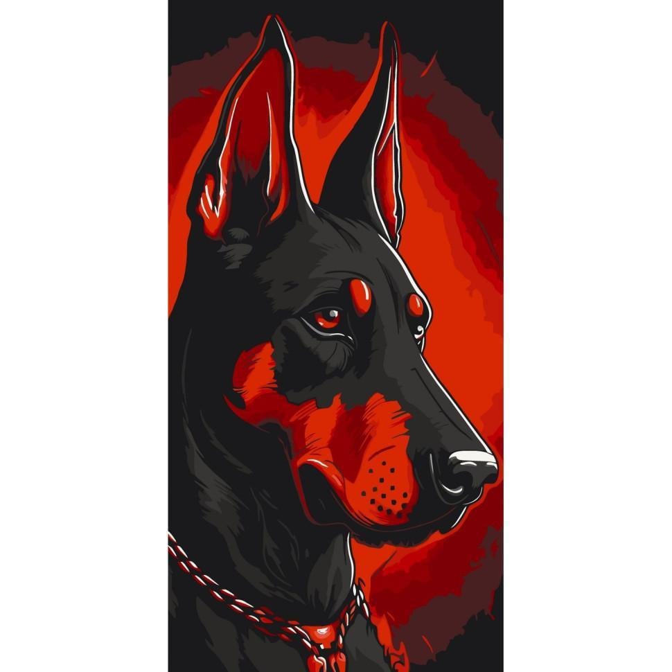 Картина по номерам ART CRAFT Доберман 40x80 см без коробки (ACR-11522-AC)